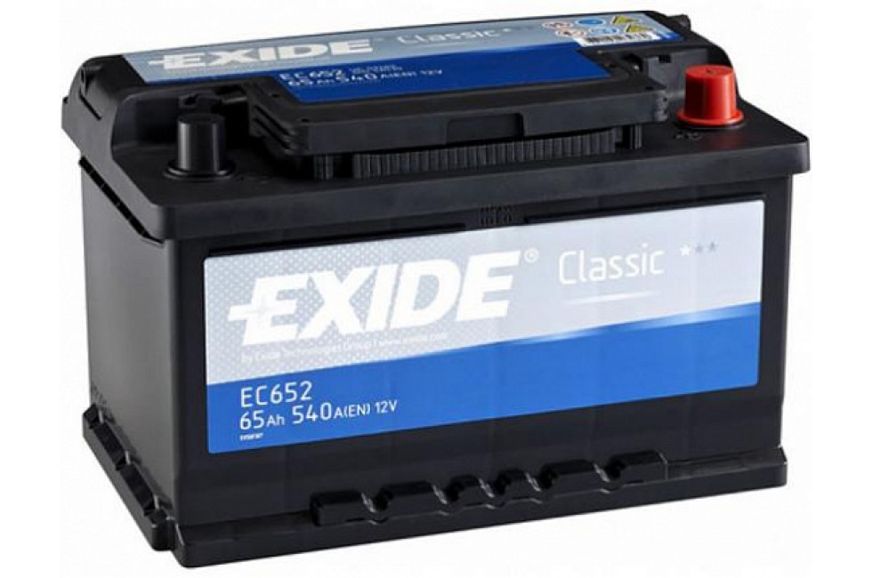 Аккумулятор Exide Classic EC652 (65 A/h), 540A R+ Аккумулятор Exide Classic EC652 (65 A/h), 540A R+